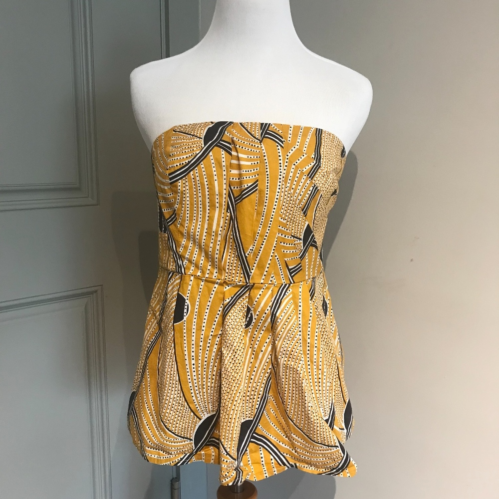 {Anthropologie} Floreat Women's Peplum Top Size 8